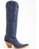 Image #2 - Idyllwind Women's Gwennie Denim Tall Western Boots - Snip Toe , Blue, hi-res