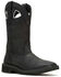 Image #1 - Wolverine Men's Metallica Rancher Work Boots - Broad Square Toe, Black, hi-res