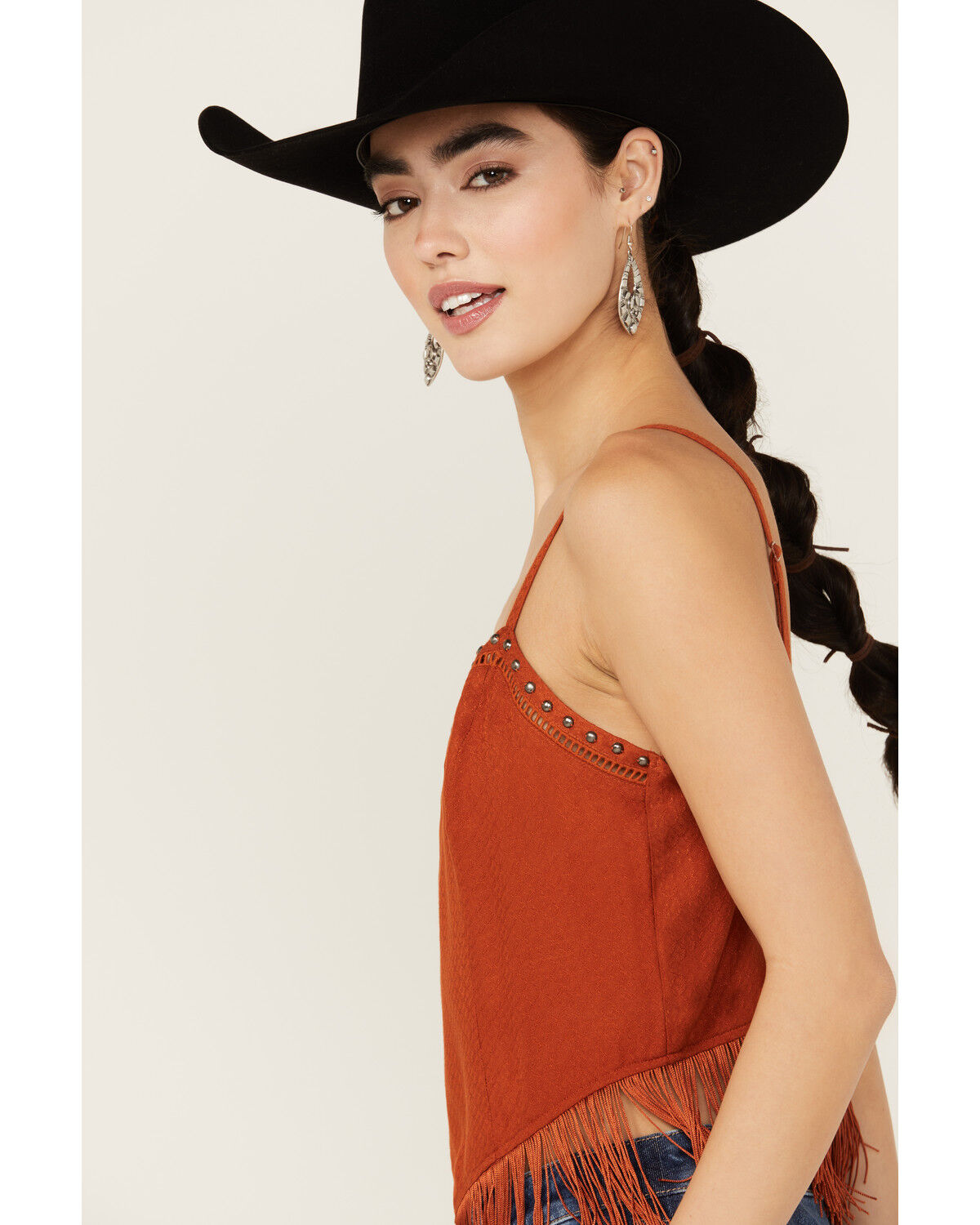 Image #2 - Idyllwind Women's Clemmons Fringe Tank, , hi-res