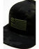 Black Clover Men's Camo Print Clover Nation Embroidered Flag Solid Ball Cap, Camouflage, hi-res