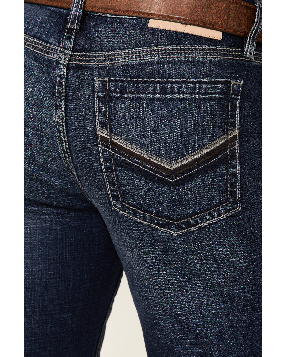 Image #4 - Cody James Core Men's Cayuse Med Stretch Slim Straight Jeans, Blue, hi-res