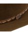 Justin Men's Plains 2X Wool Felt Cowboy Hat, Brown, hi-res