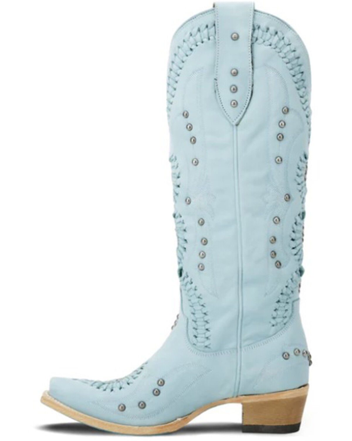 Image #3 - Lane Women's Cossette Tall Western Boots - Snip Toe, Blue, hi-res