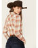 Image #4 - Wrangler Retro Women's Plaid Print Long Sleeve Pearl Snap Western Shirt , Multi, hi-res