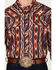 Image #3 - Rock & Roll Denim Men's Tek Southwestern Striped Long Sleeve Snap Western Shirt, Multi, hi-res