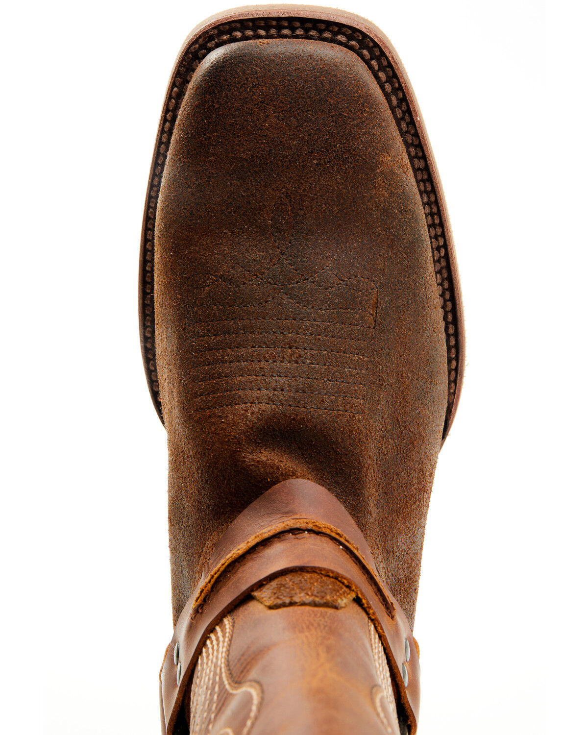 Image #6 - Roan by Bed Stu Men's Saga Performance Western Boots - Broad Square Toe, Tan, hi-res