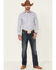 Image #2 - Roper Men's Classic Striped Long Sleeve Pearl Snap Western Shirt, , hi-res