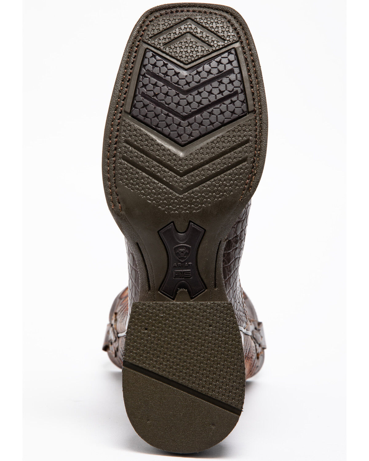 Image #7 - Ariat Men's Double Down Caiman Belly Cowboy Boots - Broad Square Toe, , hi-res