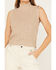 Image #3 - Cleo + Wolf Women's Mock Neck Cropped Tank, Sand, hi-res