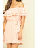 Image #4 - Show Me Your Mumu Women's Peach Rosie Mini Dress, Peach, hi-res