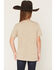 Image #4 - Ariat Girls' Boot Barn Exclusive Logo Short Sleeve Graphic Tee, Oatmeal, hi-res