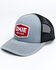 Image #1 - Okie Men's Wiley Logo Patch Mesh-Back Ball Cap, Charcoal, hi-res