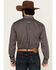 Image #4 - Ariat Men's Wrinkle Free Fields Printed Long Sleeve Button-Down Western Shirt, Navy, hi-res