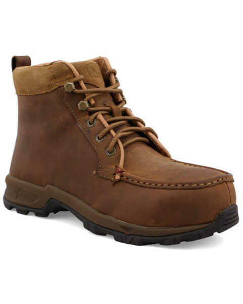 Twisted X Women's Waterproof 6" Work Boots - Alloy Safety Toe, Tan, hi-res
