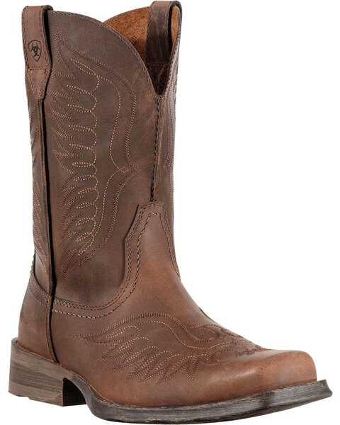 Image #1 - Ariat Men's Rambler Phoenix Western Boots - Square Toe, Distressed, hi-res