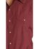 Image #2 - Ely Walker Men's Tonal Dobby Striped Short Sleeve Pearl Snap Western Shirt, , hi-res