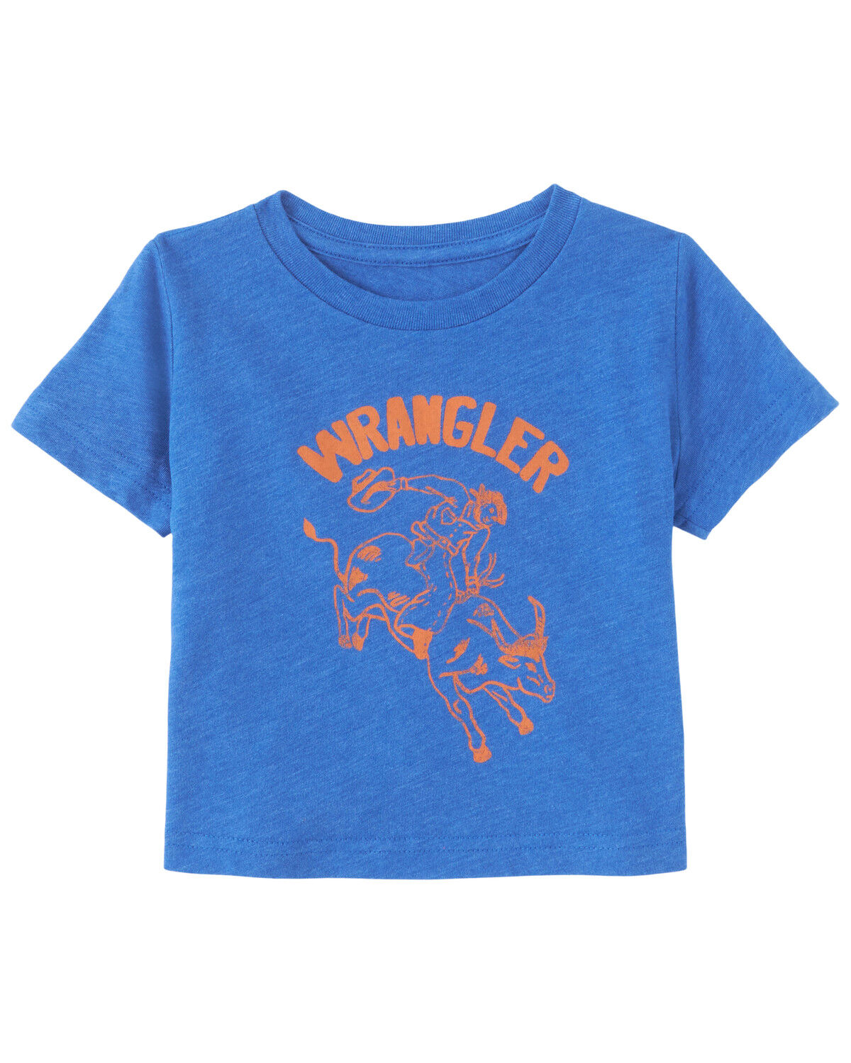 Image #1 - Wrangler Infant Boys' Logo Short Sleeve Graphic T-Shirt, Blue, hi-res