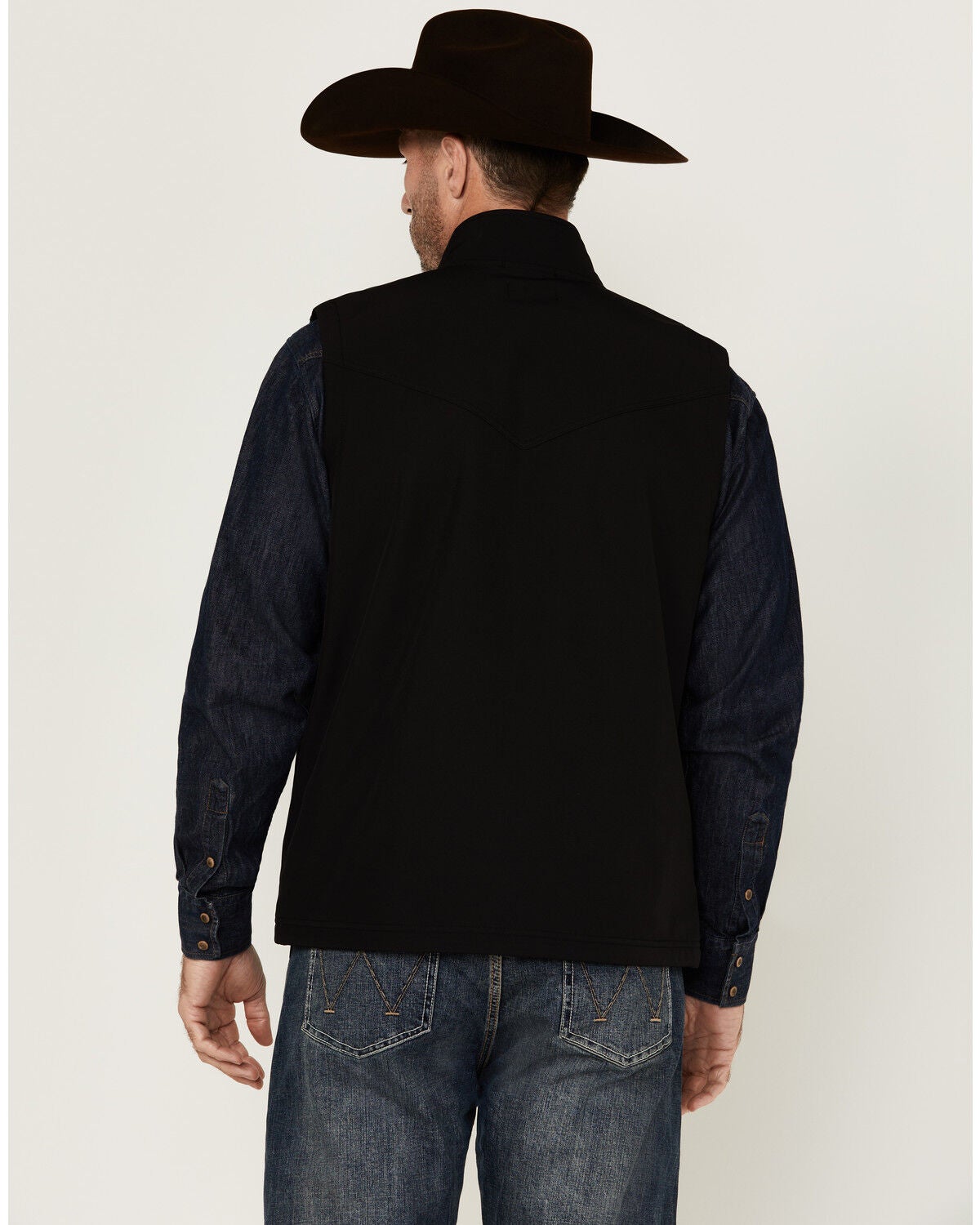 Image #4 - RANK 45&reg; Men's Hadwick Softshell Vest, Black, hi-res