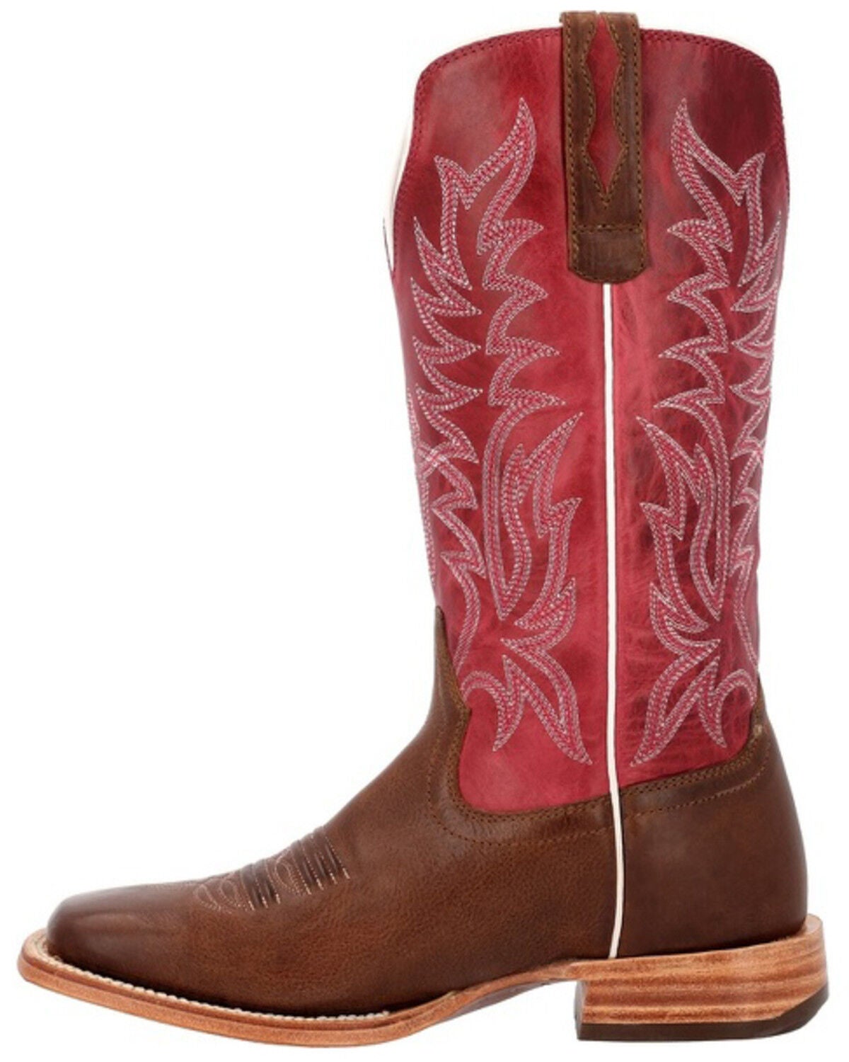 Image #3 - Durango Women's Arena Pro&trade; Elite Western Boots - Broad Square Toe, Red, hi-res