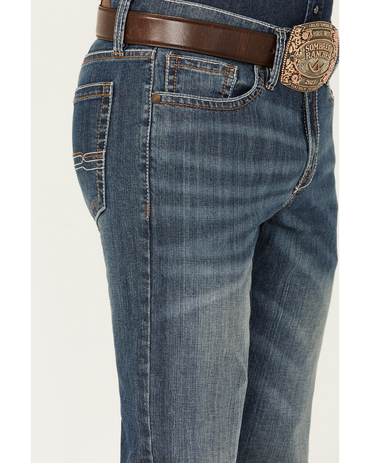 Image #2 - Cody James Men's Duke Relaxed Bootcut Stretch Denim Jeans, Medium Wash, hi-res