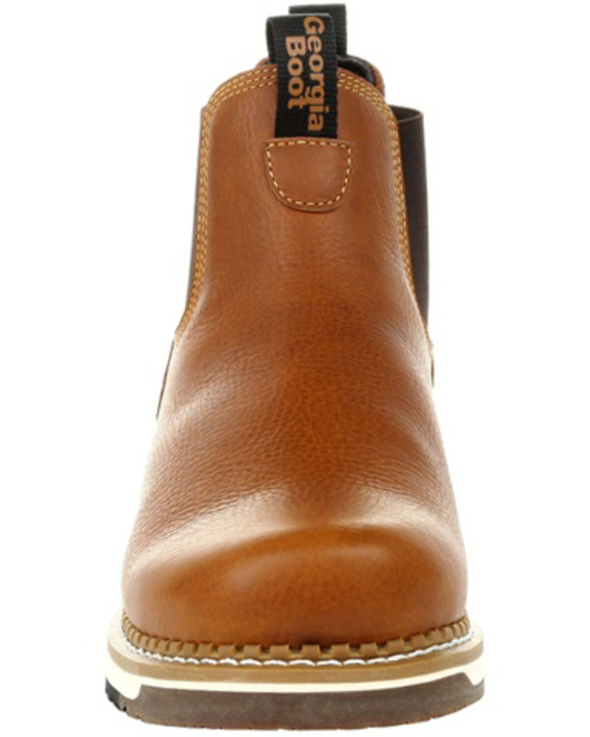Image #5 - Georgia Boot Men's AMP LT Wedge Chelsea Work Boots - Soft Toe, Brown, hi-res