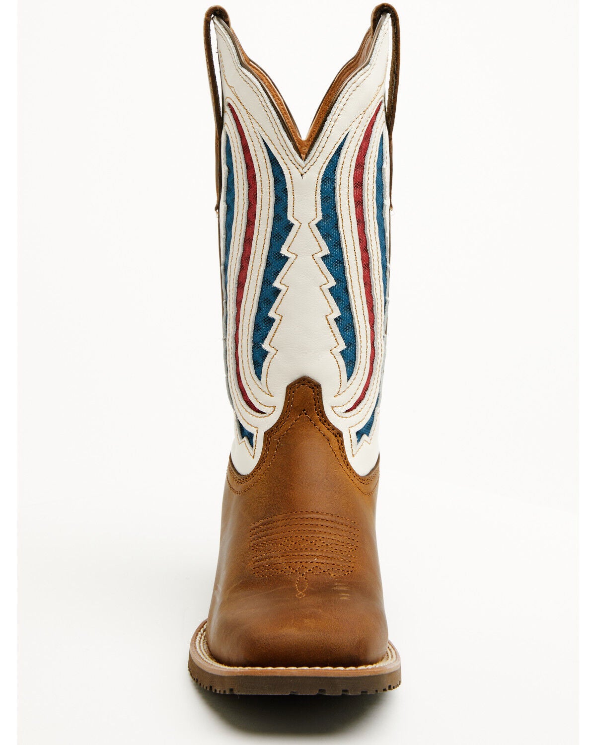 Image #4 - Ariat Women's 11" Ranchwork VentTEK Performance Western Boots - Broad Square Toe, Distressed Brown, hi-res