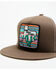Image #2 - Lazy J Ranch Wear Men's Brown Home Sweet Texas Serape Patch Mesh-Back Ball Cap, Brown, hi-res