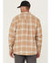 Image #4 - Thorogood Men's Plaid Print Heavyweight Brushed Flannel Long Sleeve Button-Down Shirt, Khaki, hi-res