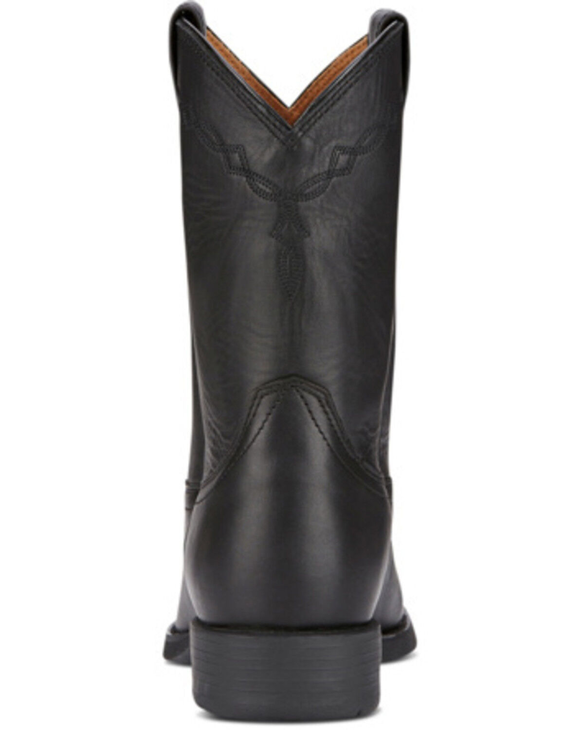 Image #4 - Ariat Men's Heritage Roper Western Boots - Round Toe, Black, hi-res