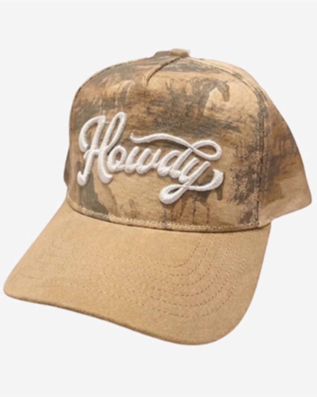 Shyanne Women's Howdy Tapestry Ball Cap, Brown, hi-res