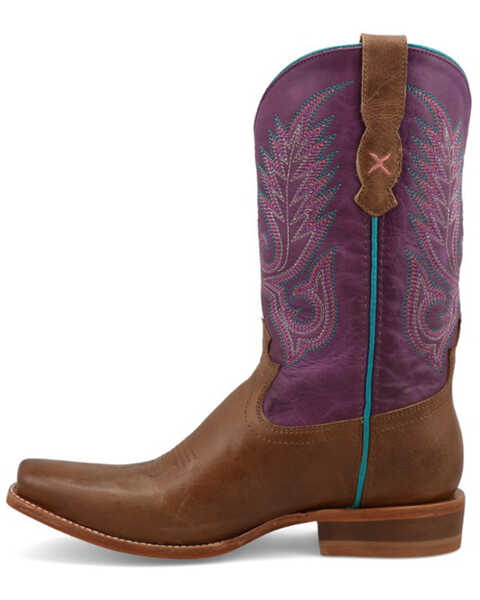 Image #3 - Twisted X Women's 11" Rancher Western Boots - Square Toe , Tan, hi-res
