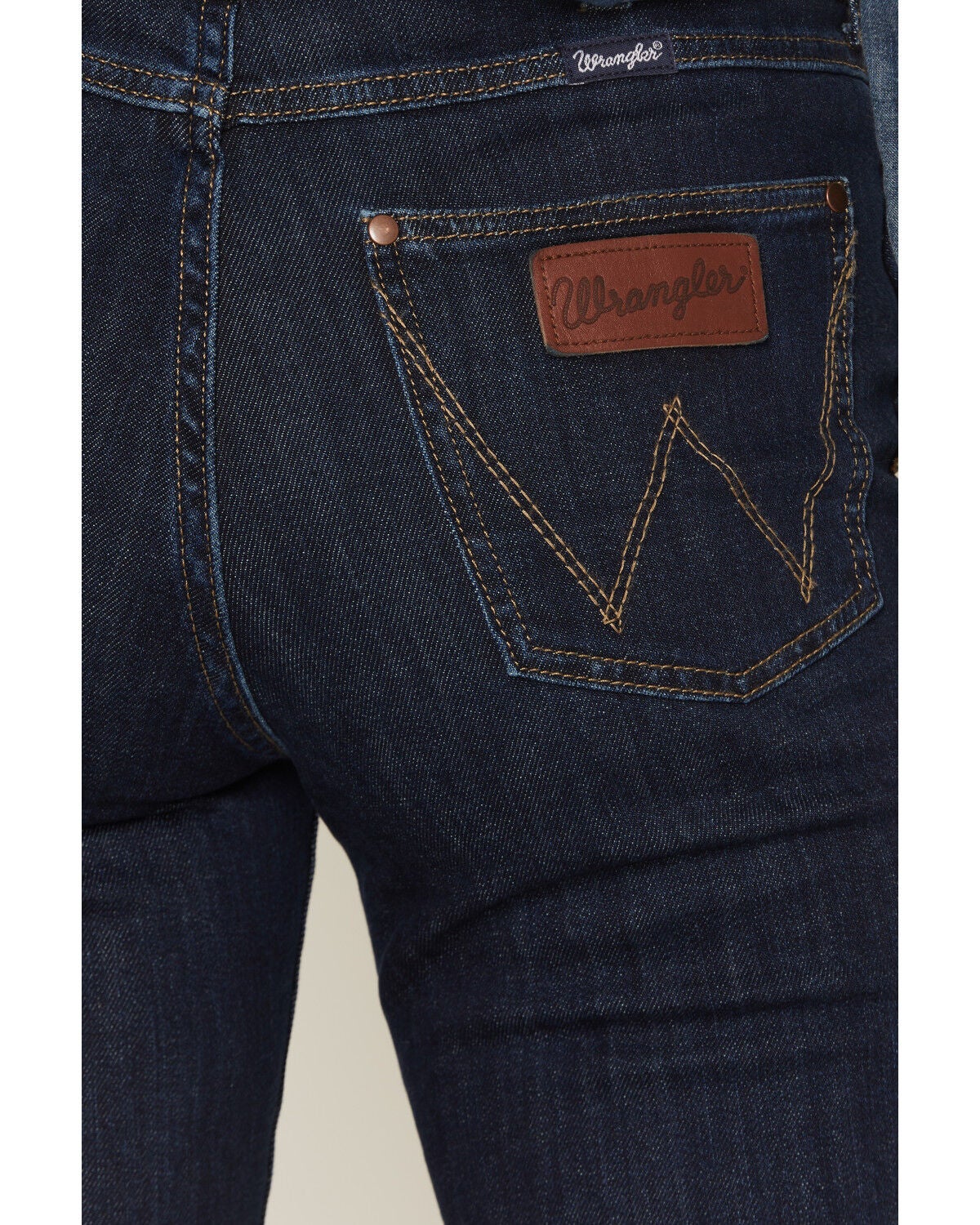 Image #4 - Wrangler Retro Women's Dark Wash Bailey Trouser Stretch Denim Jeans, Dark Wash, hi-res