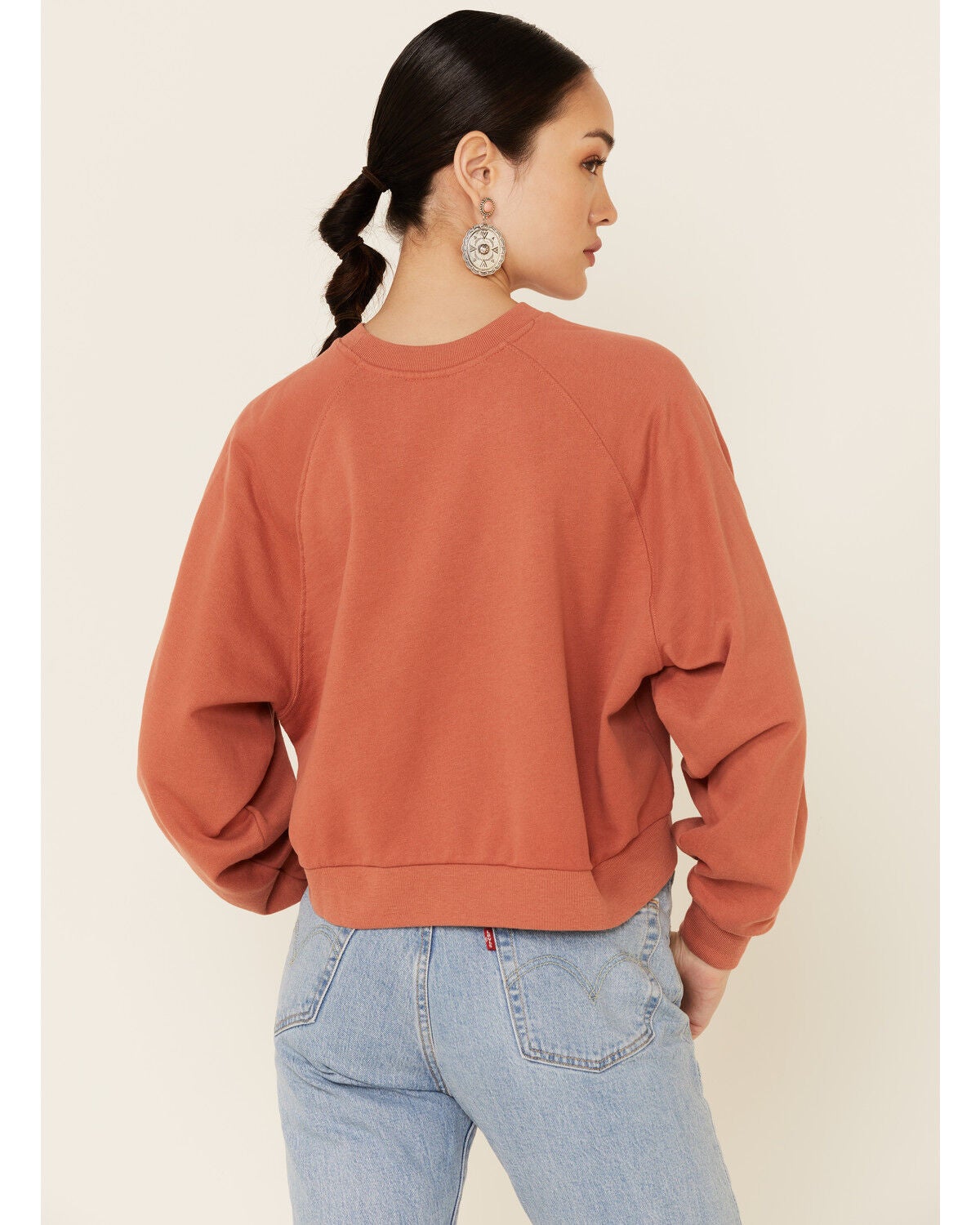 Levi's Women's Mauve Circle Logo Pullover Sweatshirt - Country Outfitter