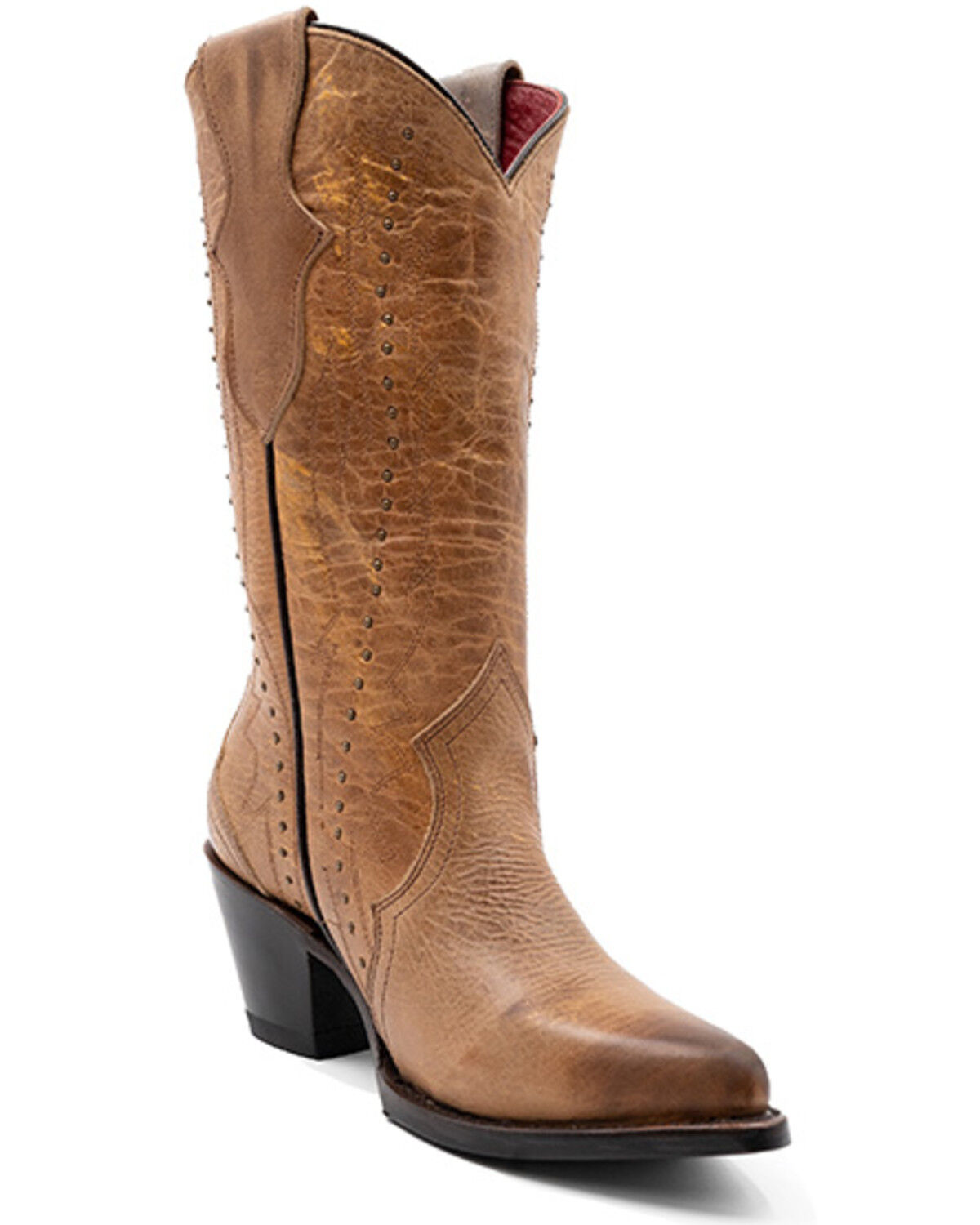 Image #1 - Ferrini Women's Siren Western Boots - Snip Toe, Brown, hi-res