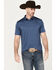 Image #1 - Ariat Men's Charger 2.0 Fitted Short Sleeve Polo Shirt, Navy, hi-res