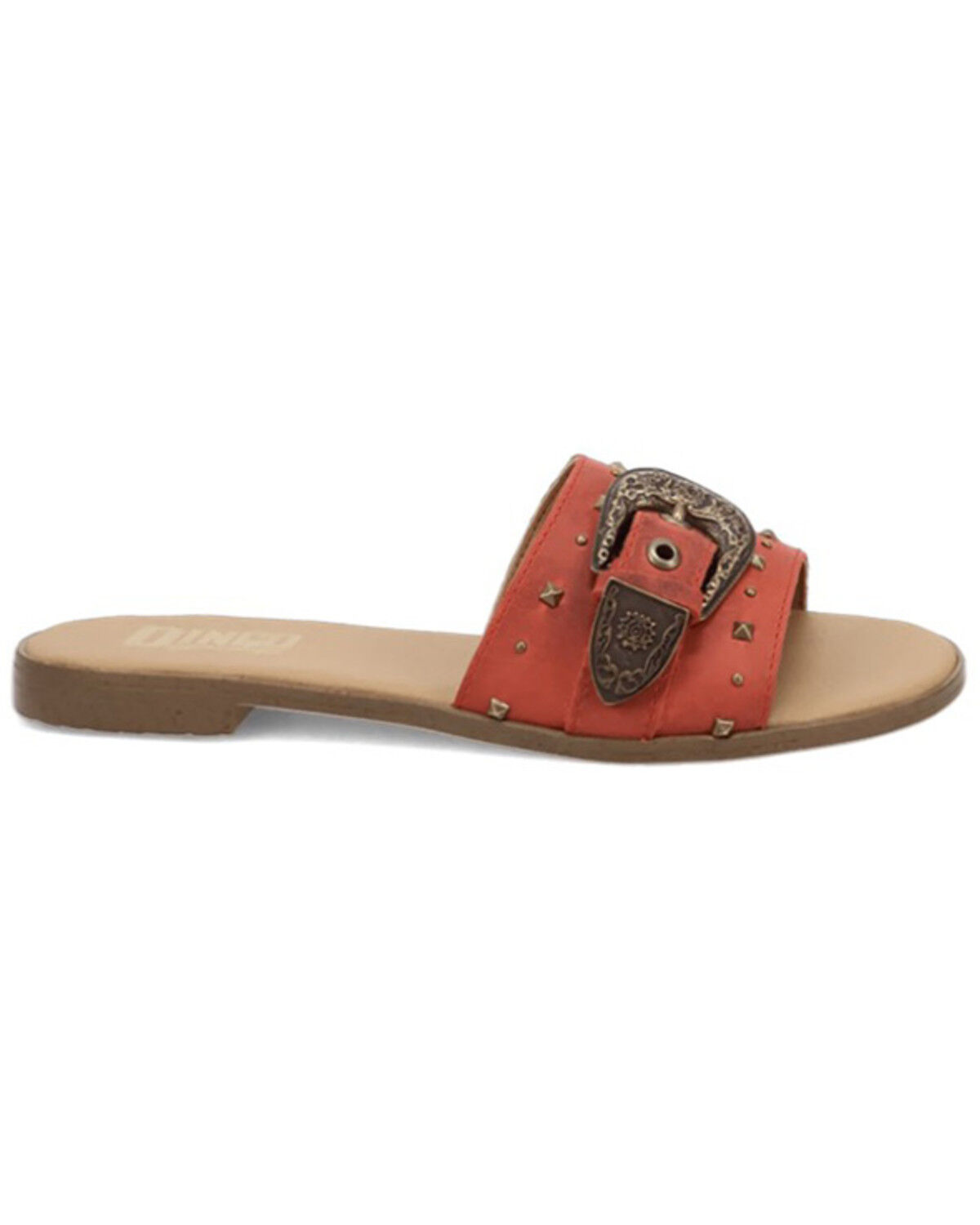 Image #2 - Dingo Women's Lariat Sandals, Red, hi-res