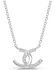Image #1 - Montana Silversmiths Women's Horseshoe Happiness Necklace, Silver, hi-res