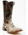 Image #1 - Tanner Mark Men's Rattlesnake Print Western Boots - Broad Square Toe, Natural, hi-res