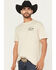 Image #2 - Buckwear Men's Chevy My Country Short Sleeve Graphic T-Shirt, Sand, hi-res