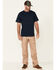 Hawx Men's Solid Navy Forge Short Sleeve Work Pocket T-Shirt - Tall, Navy, hi-res