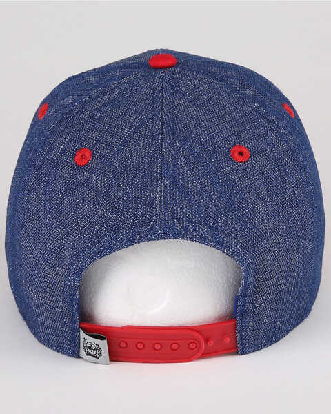 Cinch Men's Colorblock Adjustable Ball Cap , Purple, hi-res