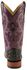 Image #7 - Ferrini Women's Hornback Caiman Print Western Boots - Broad Square Toe, Black, hi-res