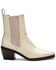 Image #2 - Matisse Women's Ellis Western Booties - Square Toe, Off White, hi-res