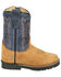 Image #2 - Smoky Mountain Toddler Boys' Autry Western Boots - Broad Square Toe, Tan, hi-res