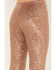 Image #4 - Sadie & Sage Women's Inferno Sequin Flare Pants, Sand, hi-res