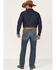 Image #3 - Ariat Men's M4 Relaxed Silvano Straight Denim Jeans - Big , Blue, hi-res