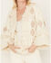 Image #3 - Shyanne Women's Fringe Embellished Jacket, Cream, hi-res