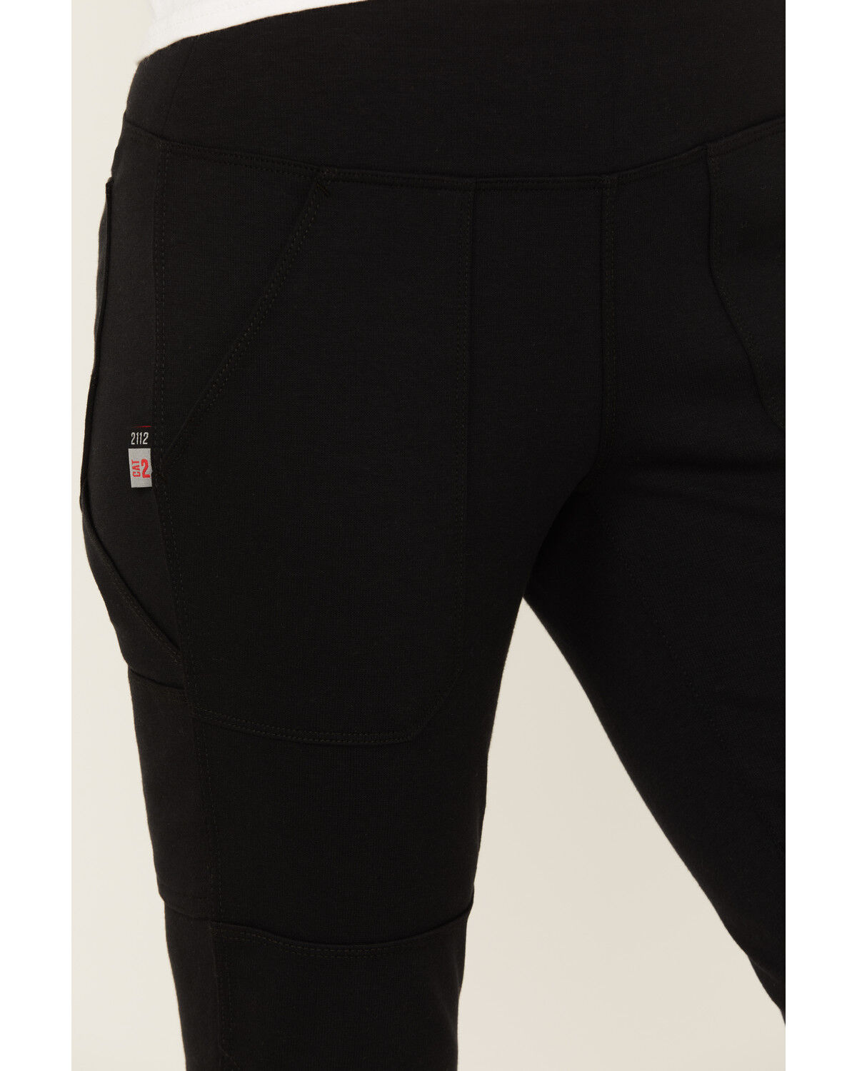 Image #2 - Carhartt Women's FR Force Fitted Midweight Utility Leggings, Black, hi-res