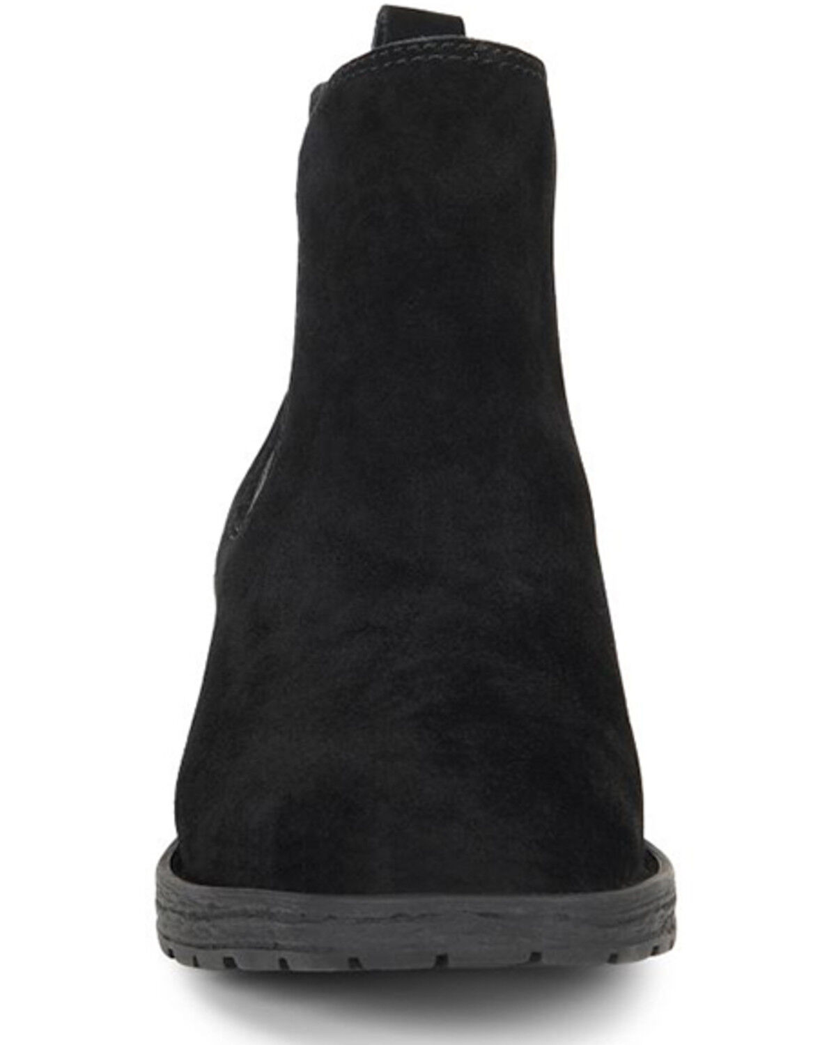 Image #4 - Born Women's Cove Suede Waterproof Chelsea Booties - Round Toe, Black, hi-res