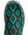 Image #6 - Twisted X Women's Southwestern Pattern Casual Kicks Slip-On Shoes - Moc Toe, Chocolate/turquoise, hi-res